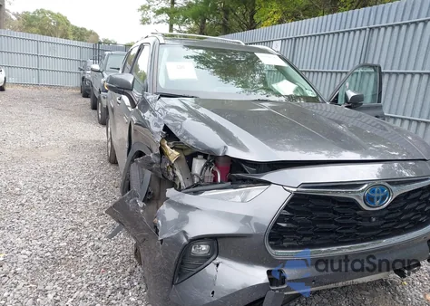 2020 Toyota Highlander Hybrid Limited z USA, uszkodzony, nr VIN 5TDXBRCHXLS012219